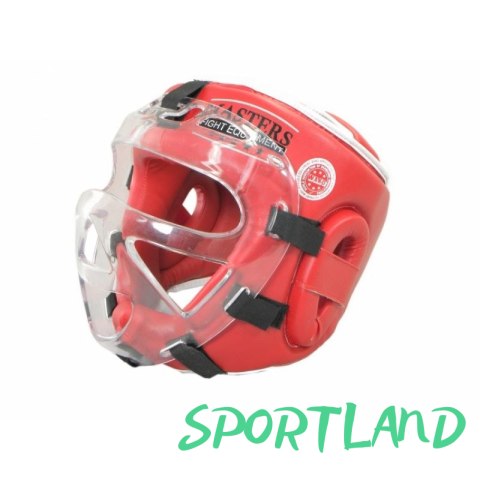 Kask bokserski Masters z maską KSSPU-M (WAKO APPROVED) 02119891-M02 czerwony+M Kask bokserski Masters z maską KSSPU-M (WAKO APPROVED) 02119891-M02 czerwony+M