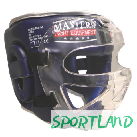 Kask bokserski Masters z maską KSSPU-M (WAKO APPROVED) 02119891-M02 czerwony+M Kask bokserski Masters z maską KSSPU-M (WAKO APPROVED) 02119891-M02 czerwony+M