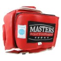 Kask bokserski Masters z maską KSSPU-M (WAKO APPROVED) 02119891-M02 czerwony+M