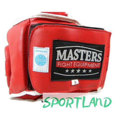 Kask bokserski Masters z maską KSSPU-M (WAKO APPROVED) 02119891-M02 czerwony+M Kask bokserski Masters z maską KSSPU-M (WAKO APPROVED) 02119891-M02 czerwony+M