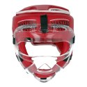 Kask bokserski Masters z maską KSSPU-M (WAKO APPROVED) 02119891-M02 czerwony+M