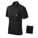 Koszulka polo Rimeck Resist Heavy Polo M MLI-R2001 czarny XL