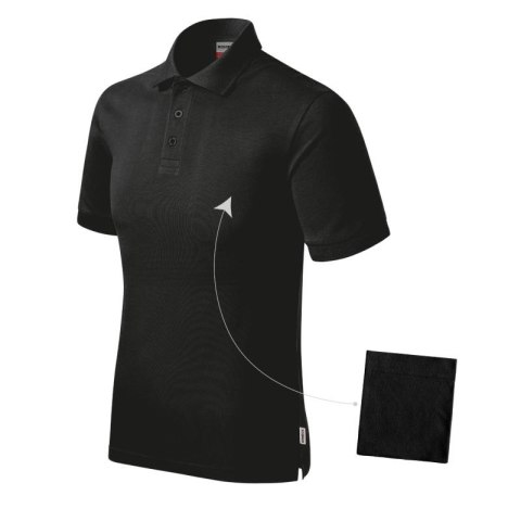Koszulka polo Rimeck Resist Heavy Polo M MLI-R2001 czarny XL