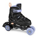 Łyżworolki Spokey Quattro 4IN1 SPK-943430 roz. 34-37 BK/VT 34-37