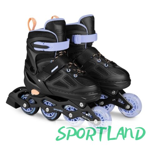 Łyżworolki Spokey Quattro 4IN1 SPK-943430 roz. 34-37 BK/VT 34-37 Łyżworolki Spokey Quattro 4IN1 SPK-943430 roz. 34-37 BK/VT 34-37