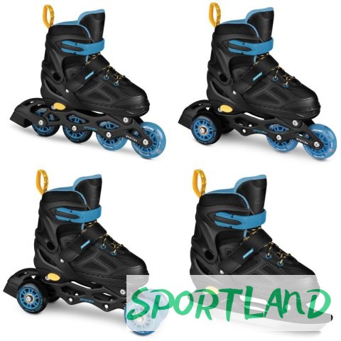 Łyżworolki Spokey Quattro 4IN1 SPK-943432 roz. 30-33 BK/DBL 30-33 Łyżworolki Spokey Quattro 4IN1 SPK-943432 roz. 30-33 BK/DBL 30-33