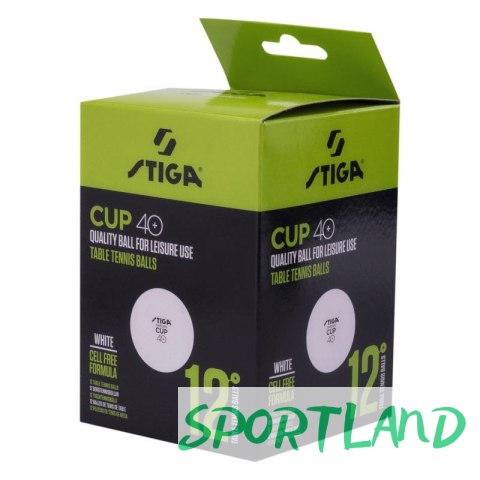 Piłeczki do tenisa stołowego Stiga Ball Cup 12-PACK 92800591804 N/A Piłeczki do tenisa stołowego Stiga Ball Cup 12-PACK 92800591804 N/A