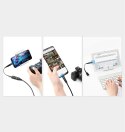 Adapter przejściówka z micro USB na USB-C - czarny
