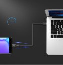 Adapter przejściówka z micro USB na USB-C - czarny