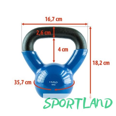 Kettlebell żeliwny Blue HMS KNV06 N/A Kettlebell żeliwny Blue HMS KNV06 N/A