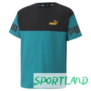 Koszulka Puma Power Colorblock Jr 670097 27 116