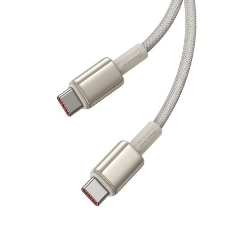 Kabel przewód Tungsten Gold USB-C 100W 2m - złoty Kabel przewód Tungsten Gold USB-C 100W 2m - złoty