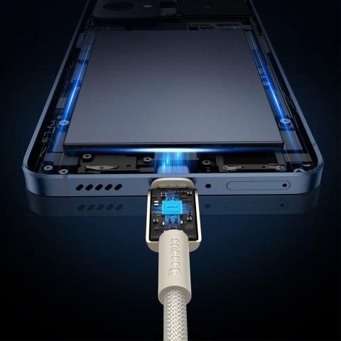 Kabel przewód Tungsten Gold USB-C 100W 2m - złoty Kabel przewód Tungsten Gold USB-C 100W 2m - złoty