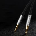 Kabel przewód audio AUX mini jack 3.5mm 3m - czarny