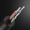 Kabel przewód audio AUX mini jack 3.5mm 3m - czarny
