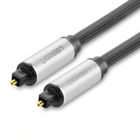 Kabel przewód optyczny audio światłowód Toslink SPDIF 1m - szary Kabel przewód optyczny audio światłowód Toslink SPDIF 1m - szary