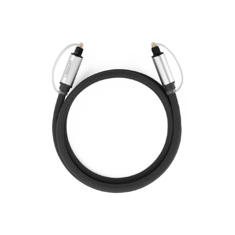 Kabel przewód optyczny audio światłowód Toslink SPDIF 1m - szary Kabel przewód optyczny audio światłowód Toslink SPDIF 1m - szary