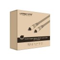 Kabel przewód optyczny audio światłowód Toslink SPDIF 1m - szary