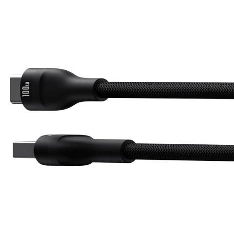 Kabel przewód wytrzymały Flash 2 USB-A - USB-C 100W 1m - czarny Kabel przewód wytrzymały Flash 2 USB-A - USB-C 100W 1m - czarny