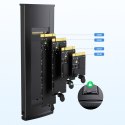 Obudowa kieszeń na dysk M.2 NVMe 10Gbps + kabel USB-C - USB-A / USB-C - USB-C - czarna