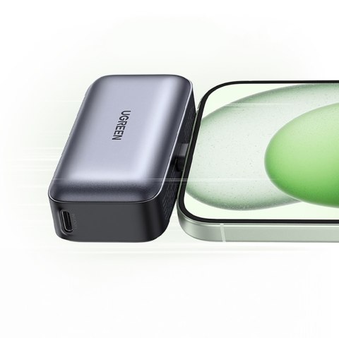 Powerbank 5000mAh zintegrowane złącze USB-C (męski) / USB-C (żeński) - szary Powerbank 5000mAh zintegrowane złącze USB-C (męski) / USB-C (żeński) - szary