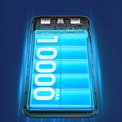 Powerbank K18-1W 10000mAh USB-A / USB-C / Micro USB - czarny Powerbank K18-1W 10000mAh USB-A / USB-C / Micro USB - czarny