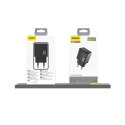 Szybka ładowarka sieciowa 25W USB-A USB-C - czarna