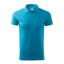 Koszulka polo Malfini Single J. M MLI-20244 turkus 2XL