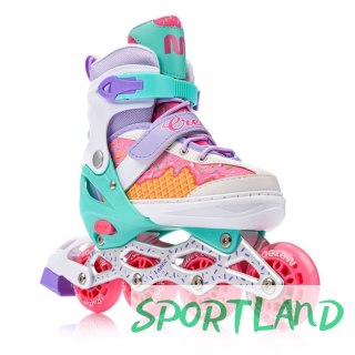 Rolki Meteor 4w1 Cream L 38-41 10143 uniw