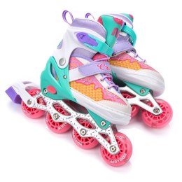 Rolki Meteor 4w1 Cream L 38-41 10143 uniw