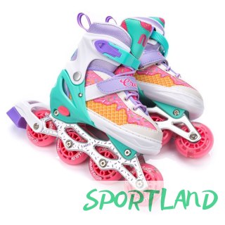 Rolki Meteor 4w1 Cream L 38-41 10143 uniw