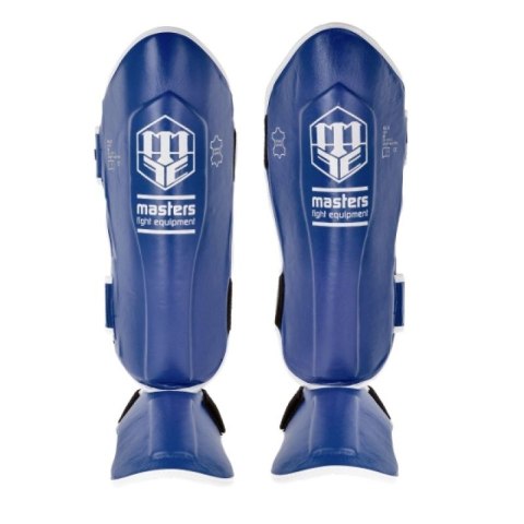 Nagolenniki Masters NS-30 (WAKO APPROVED) 1115111-M02 niebieski+M Nagolenniki Masters NS-30 (WAKO APPROVED) 1115111-M02 niebieski+M