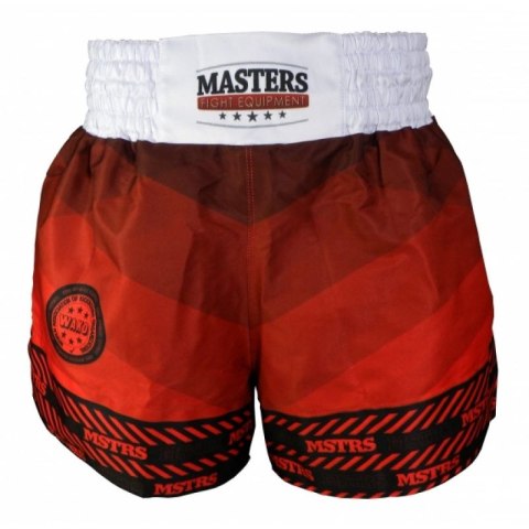Spodenki Masters do kickboxingu Skb-W M 06654-02M czerwony+L Spodenki Masters do kickboxingu Skb-W M 06654-02M czerwony+L