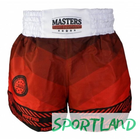 Spodenki Masters do kickboxingu Skb-W M 06654-02M czerwony+XXL Spodenki Masters do kickboxingu Skb-W M 06654-02M czerwony+XXL