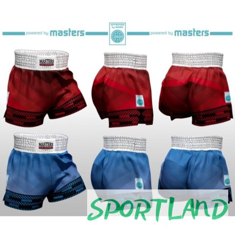 Spodenki Masters do kickboxingu Skb-W M 06654-02M czerwony+XXL Spodenki Masters do kickboxingu Skb-W M 06654-02M czerwony+XXL