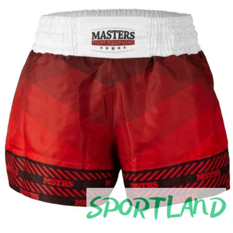 Spodenki Masters do kickboxingu Skb-W M 06654-02M czerwony+XXL Spodenki Masters do kickboxingu Skb-W M 06654-02M czerwony+XXL