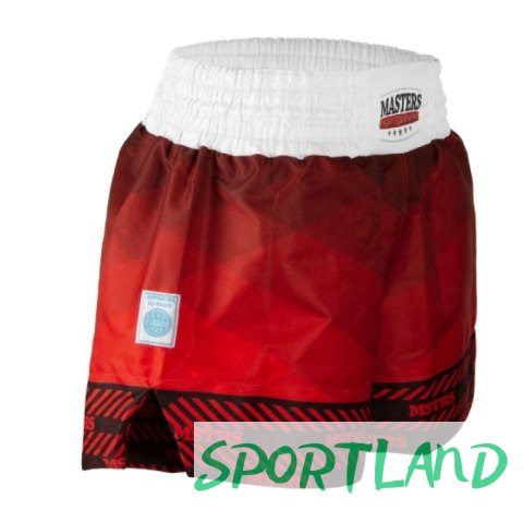 Spodenki Masters do kickboxingu Skb-W M 06654-02M czerwony+XXL Spodenki Masters do kickboxingu Skb-W M 06654-02M czerwony+XXL
