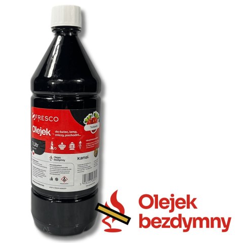 Paliwo olej do lamp, pochodni i świec 1,0L TRUSKAWKA Paliwo olej do lamp, pochodni i świec 1,0L TRUSKAWKA