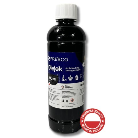 Paliwo olej do lamp, pochodni i świec 500ml BEZZAPACHOWY Paliwo olej do lamp, pochodni i świec 500ml BEZZAPACHOWY