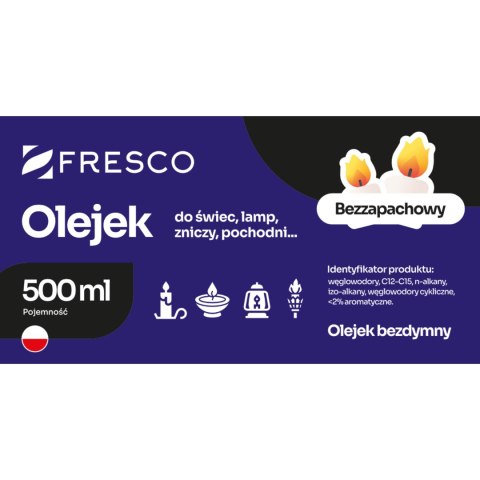 Paliwo olej do lamp, pochodni i świec 500ml BEZZAPACHOWY Paliwo olej do lamp, pochodni i świec 500ml BEZZAPACHOWY