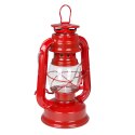 Lampa turystyczna 19cm CZERWONA sztormowa