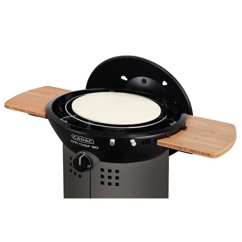 Grill gazowy na kółkach CADAC City Chef 49cm z bocznymi półkami Grill gazowy na kółkach CADAC City Chef 49cm z bocznymi półkami