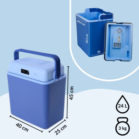 Lodówka turystyczna samochodowa KAMAI CB 24L - 12V Lodówka turystyczna samochodowa KAMAI CB 24L - 12V