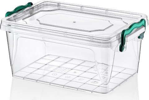 Pojemnik plastikowy 1,5L PROSTOKĄT MULTI BOX z pokrywką Pojemnik plastikowy 1,5L PROSTOKĄT MULTI BOX z pokrywką