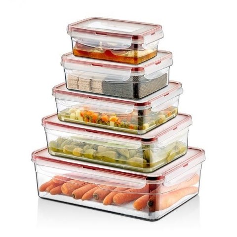 Pojemnik plastikowy 2,6L PROSTOKĄT SAVER BOX z pokrywką Pojemnik plastikowy 2,6L PROSTOKĄT SAVER BOX z pokrywką