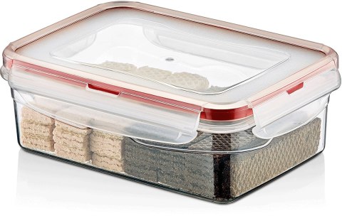 Pojemnik plastikowy 2,6L PROSTOKĄT SAVER BOX z pokrywką Pojemnik plastikowy 2,6L PROSTOKĄT SAVER BOX z pokrywką