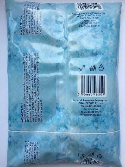 Kamai Coldpack - wkład żelowy chłodzący do lodówek 480gr Kamai Coldpack - wkład żelowy chłodzący do lodówek 480gr