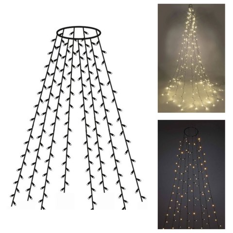 Kurtyna świetlna 160 lampek LED na choinkę Kurtyna świetlna 160 lampek LED na choinkę