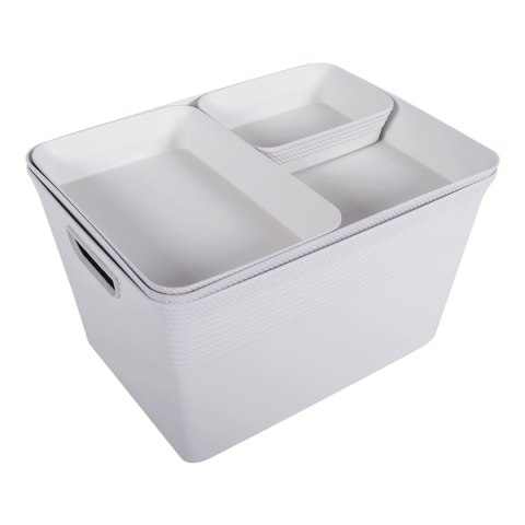 Pojemnik dekoracyjny 1,8L organizer RANGETTE BIAŁY Pojemnik dekoracyjny 1,8L organizer RANGETTE BIAŁY