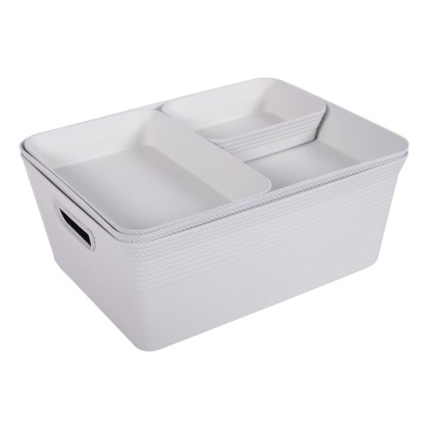 Pojemnik dekoracyjny 1,8L organizer RANGETTE BIAŁY Pojemnik dekoracyjny 1,8L organizer RANGETTE BIAŁY